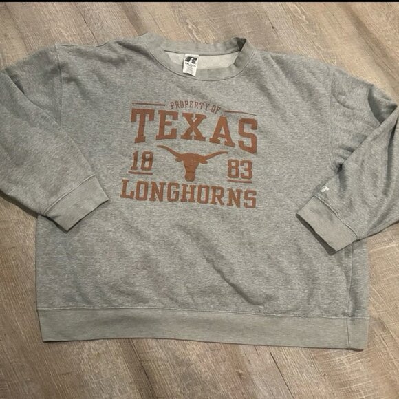 Y2K Russell Texas Longhorns Sweatshirt Size 2XL - Picture 1 of 4